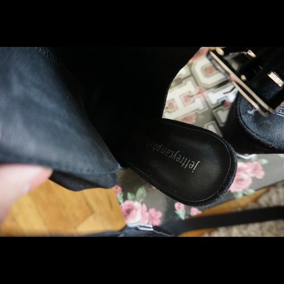 Brand New Jeffrey Campbell Brianna Black suede - Picture 7 of 8